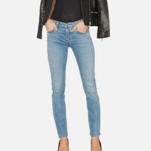 Re/Done Originals Women's High Rise Self Corps Button Fly Jeans Size 29